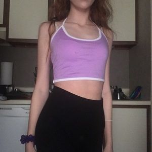 Purple Crop Top